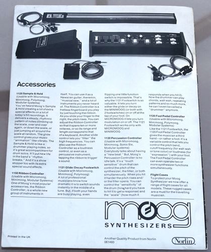 Moog-Synthesizers catalogue (late 70s)